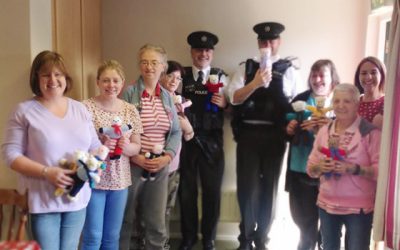 Inspire Mental Health Donate Teddies to the PSNI